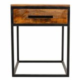 Natbord Alexandra House Living Brun Sort 61 x 57 x 61 cm #11