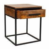 Natbord Alexandra House Living Brun Sort 61 x 57 x 61 cm #16