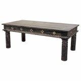 Sofabord Alexandra House Living Sort Mangotr 61 x 46 x 119 cm #4