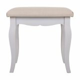 Stol Alexandra House Living Hvid Brun Fyr Tr MDF 31 x 41 x 42 cm #6
