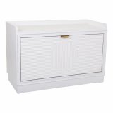 Stol Alexandra House Living Gylden Tr MDF 38 x 53 x 80 cm Skostativ #1
