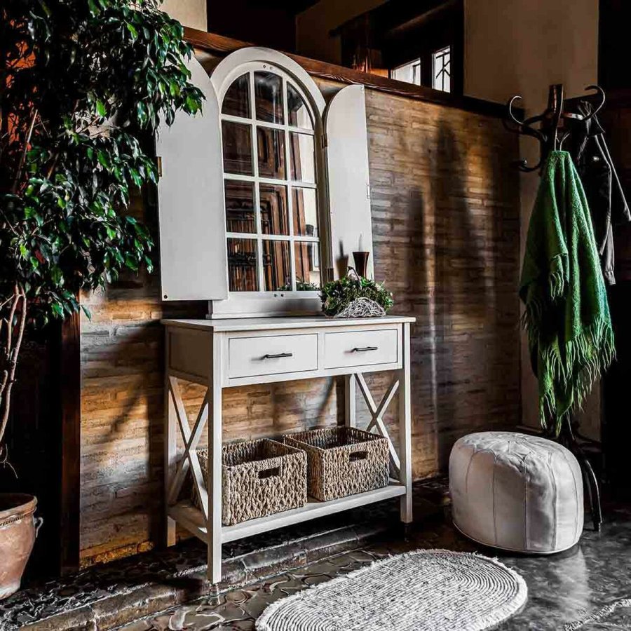 Vgspejl Alexandra House Living Gylden Tr MDF 5 x 105 x 62 cm #6