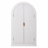 Vgspejl Alexandra House Living Gylden Tr MDF 5 x 105 x 62 cm #16