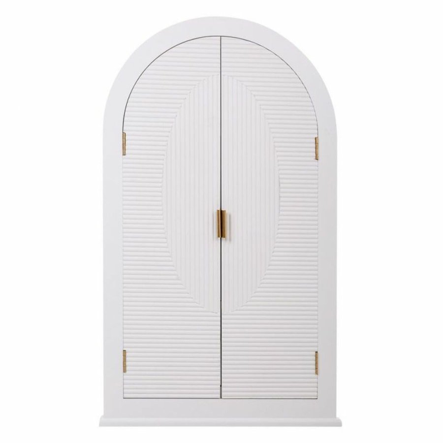 Vgspejl Alexandra House Living Gylden Tr MDF 5 x 105 x 62 cm #16