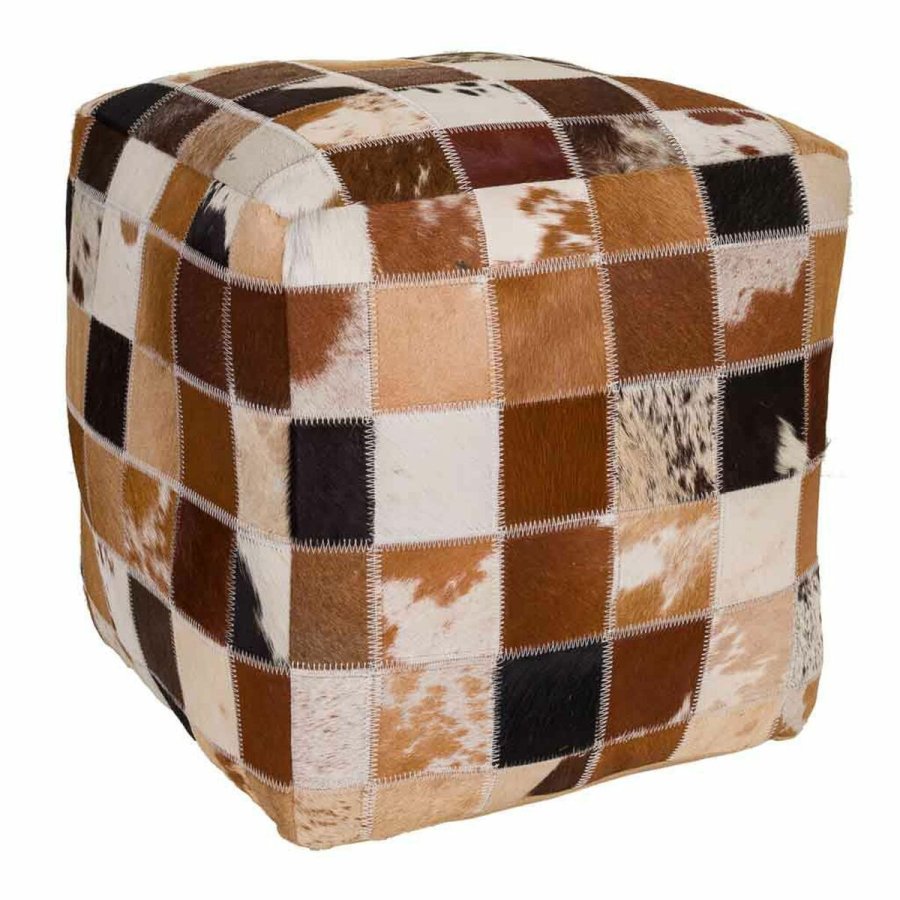 Puf Alexandra House Living Lder 40 x 40 x 40 cm #1