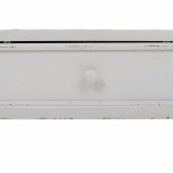 Fritstende spejl Alexandra House Living Hvid Jern 38 x 184 x 65 cm #26