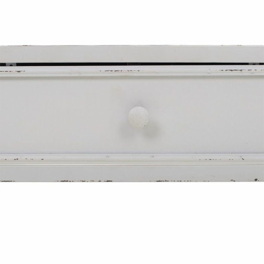 Fritstende spejl Alexandra House Living Hvid Jern 38 x 184 x 65 cm #26