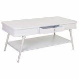 Sofabord Alexandra House Living Hvid Jern 60 x 53 x 120 cm #4