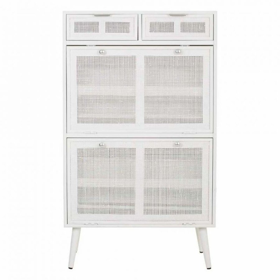 Skoskab Alexandra House Living Hvid 32 x 120 x 70 cm rist #11