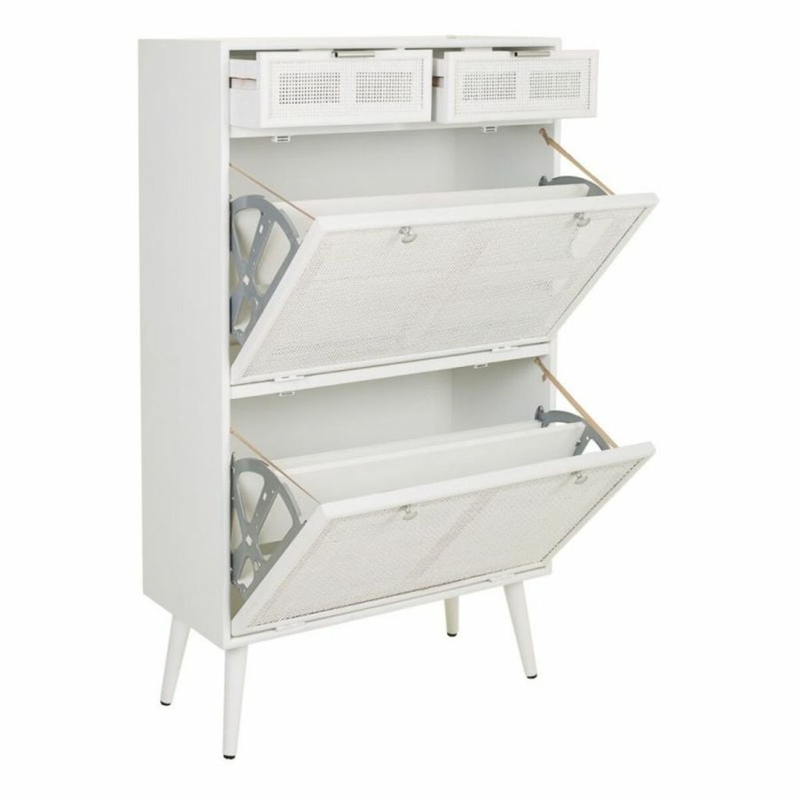 Skoskab Alexandra House Living Hvid 32 x 120 x 70 cm rist #16
