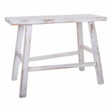 Stol Alexandra House Living Hvid Fyrretr 25 x 50 x 70 cm #1
