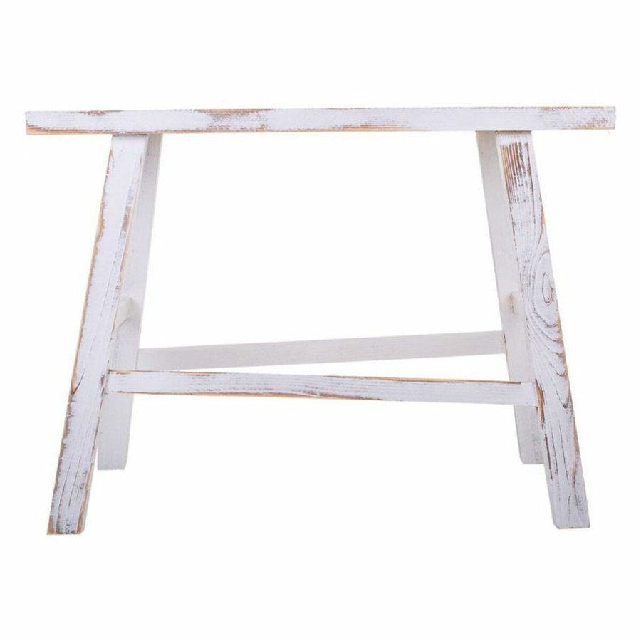 Stol Alexandra House Living Hvid Fyrretr 25 x 50 x 70 cm #16