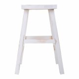 Taburet Alexandra House Living Hvid Fyrretr 25 x 50 x 35 cm #16