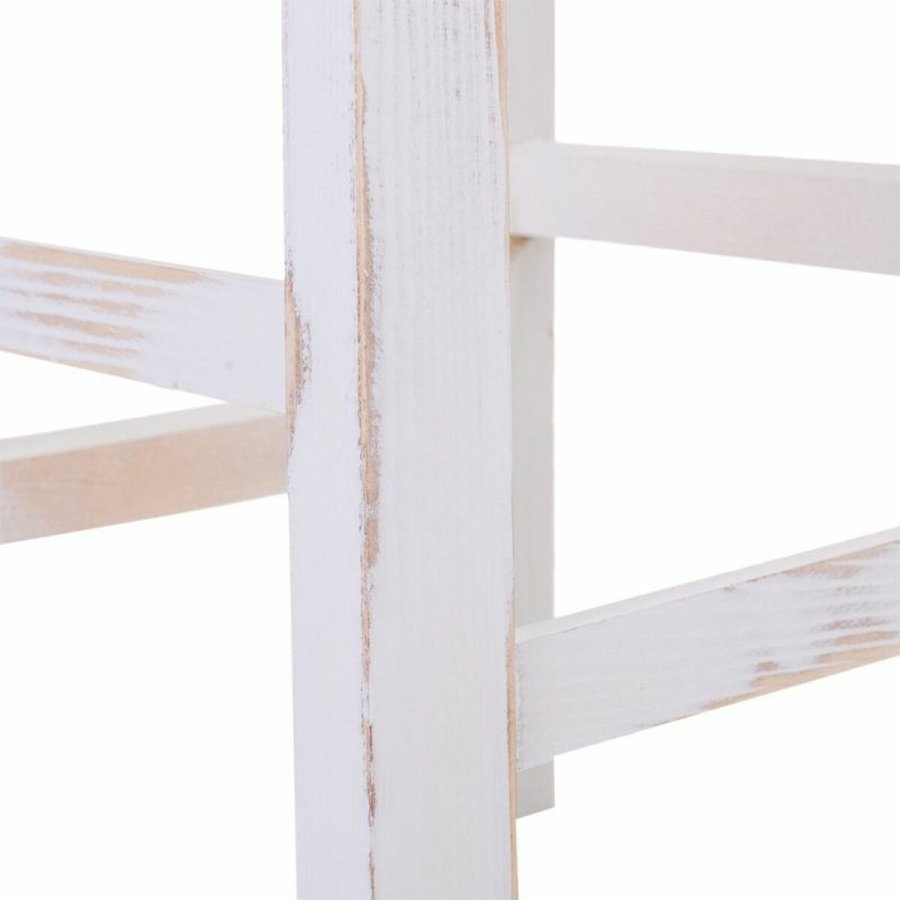 Taburet Alexandra House Living Hvid Fyrretr 25 x 50 x 35 cm #31