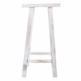 Taburet Alexandra House Living Hvid Fyrretr 25 x 70 x 35 cm #11