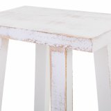 Taburet Alexandra House Living Hvid Fyrretr 25 x 70 x 35 cm #26