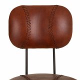 Taburet Alexandra House Living Brun Sort Lder Jern 41 x 117 x 41 cm Pedaler #16