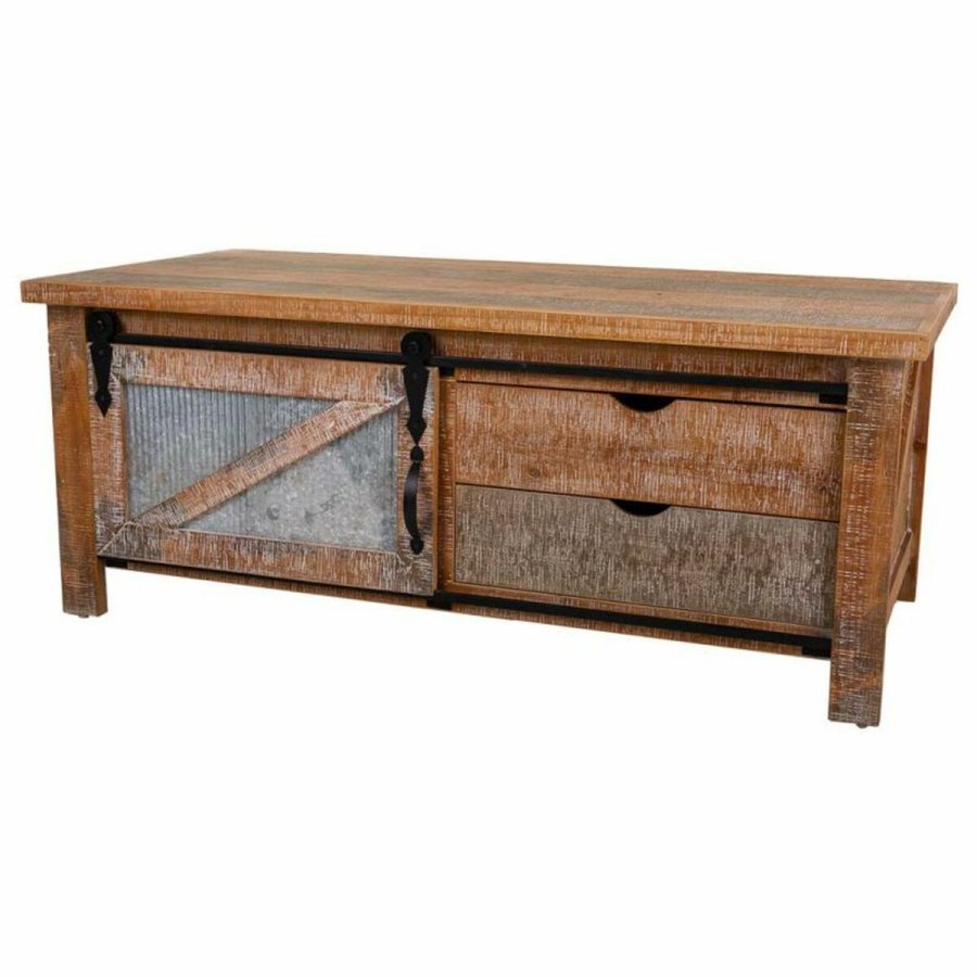 Sofabord Alexandra House Living Jern Gran Tr MDF 60 x 48 x 120 cm #6