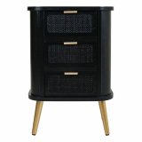 Natbord Alexandra House Living Sort Gylden 35 x 72 x 50 cm #11