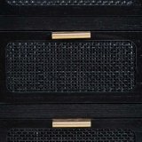 Natbord Alexandra House Living Sort Gylden 35 x 72 x 50 cm #26