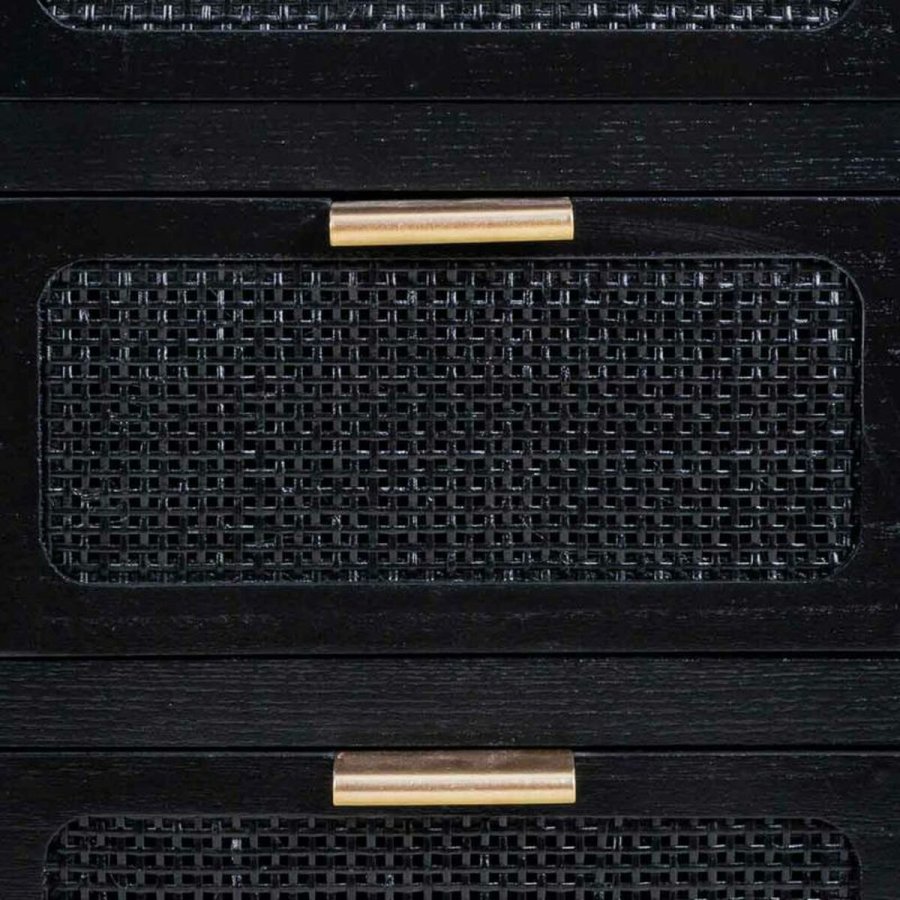 Natbord Alexandra House Living Sort Gylden 35 x 72 x 50 cm #26