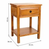 Natbord Alexandra House Living Brun 62 x 36 x 45 cm #31