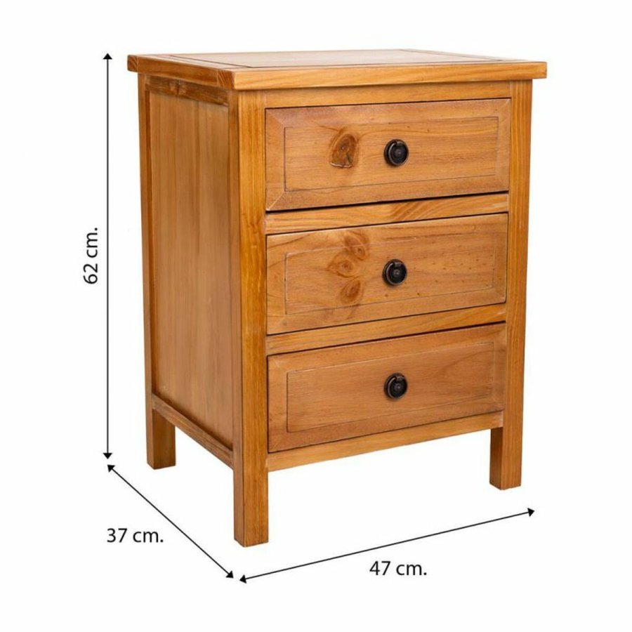 Natbord Alexandra House Living Brun 62 x 37 x 47 cm #31