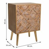 Natbord Alexandra House Living Brun 35 x 65 x 44 cm #31