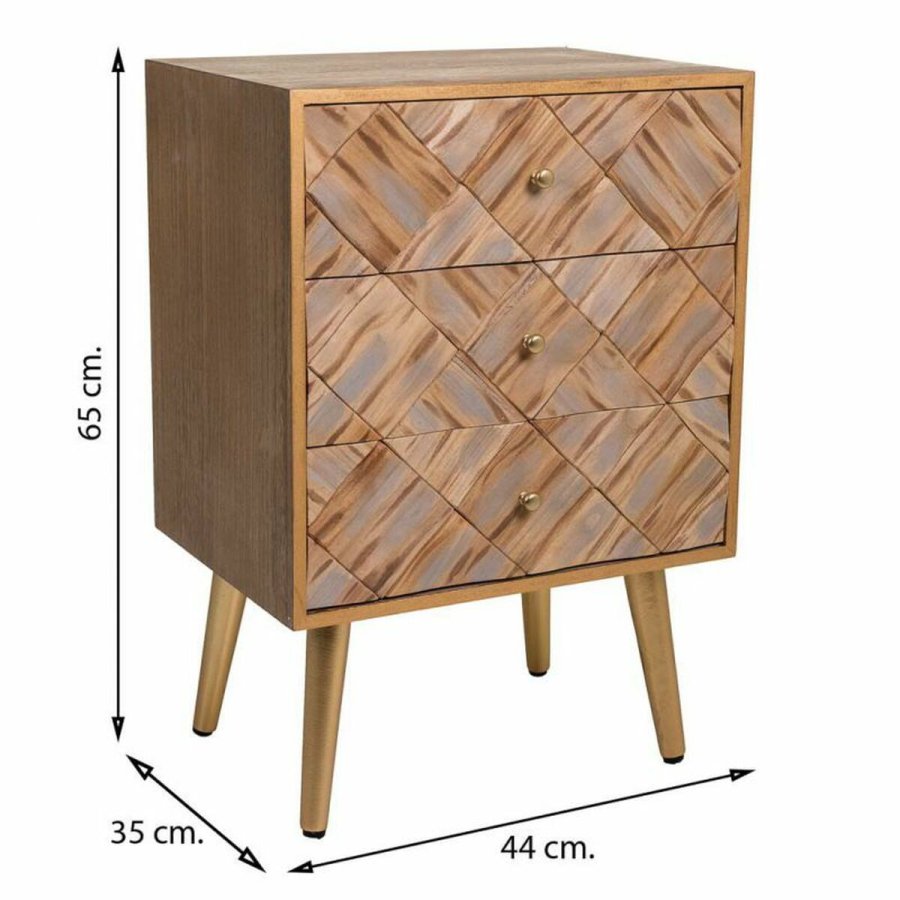 Natbord Alexandra House Living Brun 35 x 65 x 44 cm #31