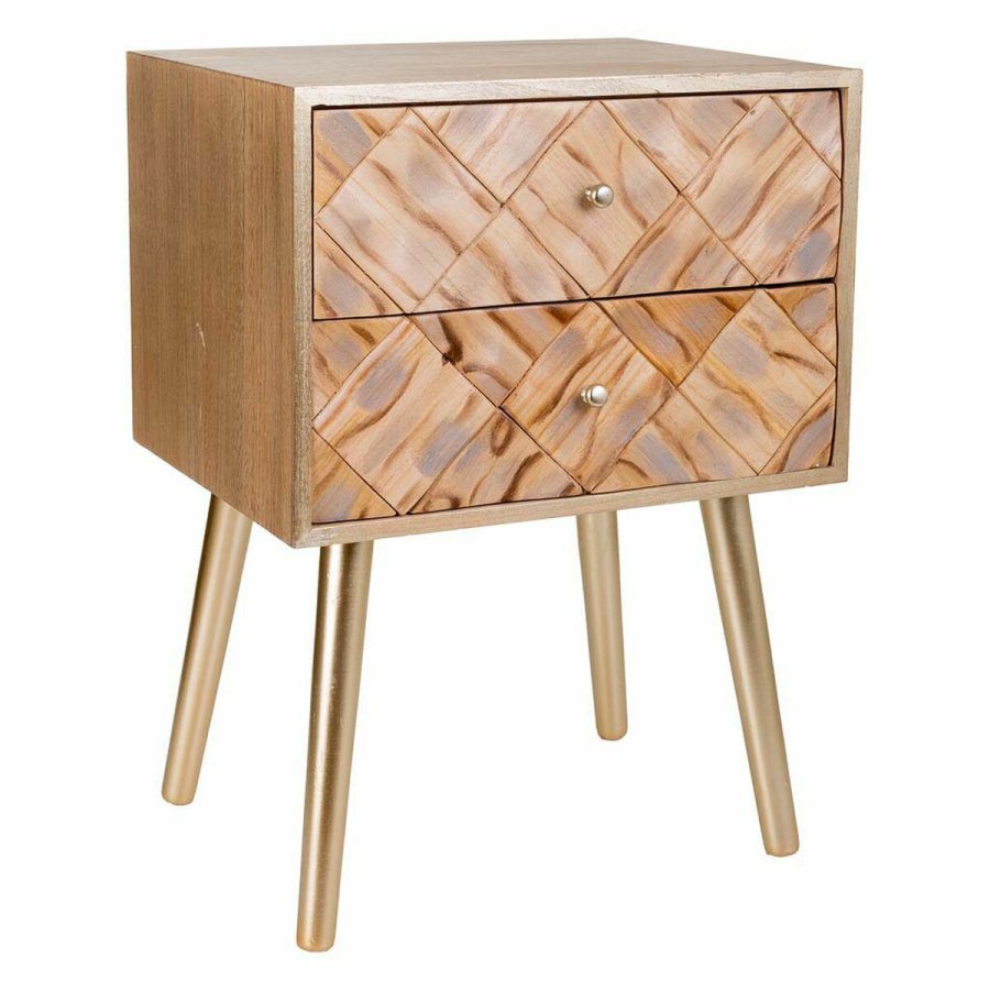 Natbord Alexandra House Living Brun 35 x 61 x 44 cm #1