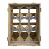 Flaskereol Alexandra House Living Natur Gran 32 x 43 x 33 cm 9 flasker Kasse #9