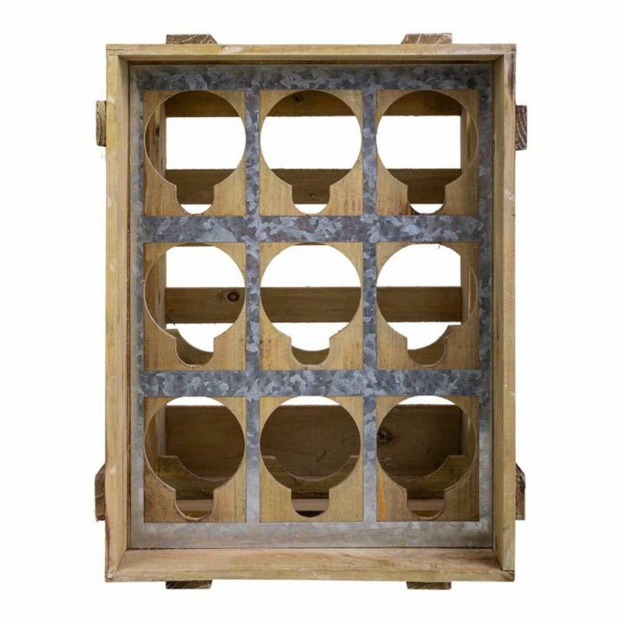 Flaskereol Alexandra House Living Natur Gran 32 x 43 x 33 cm 9 flasker Kasse #9