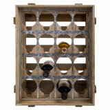Flaskereol Alexandra House Living Natur Gran 32 x 55 x 41 cm 16 flasker Kasse #5