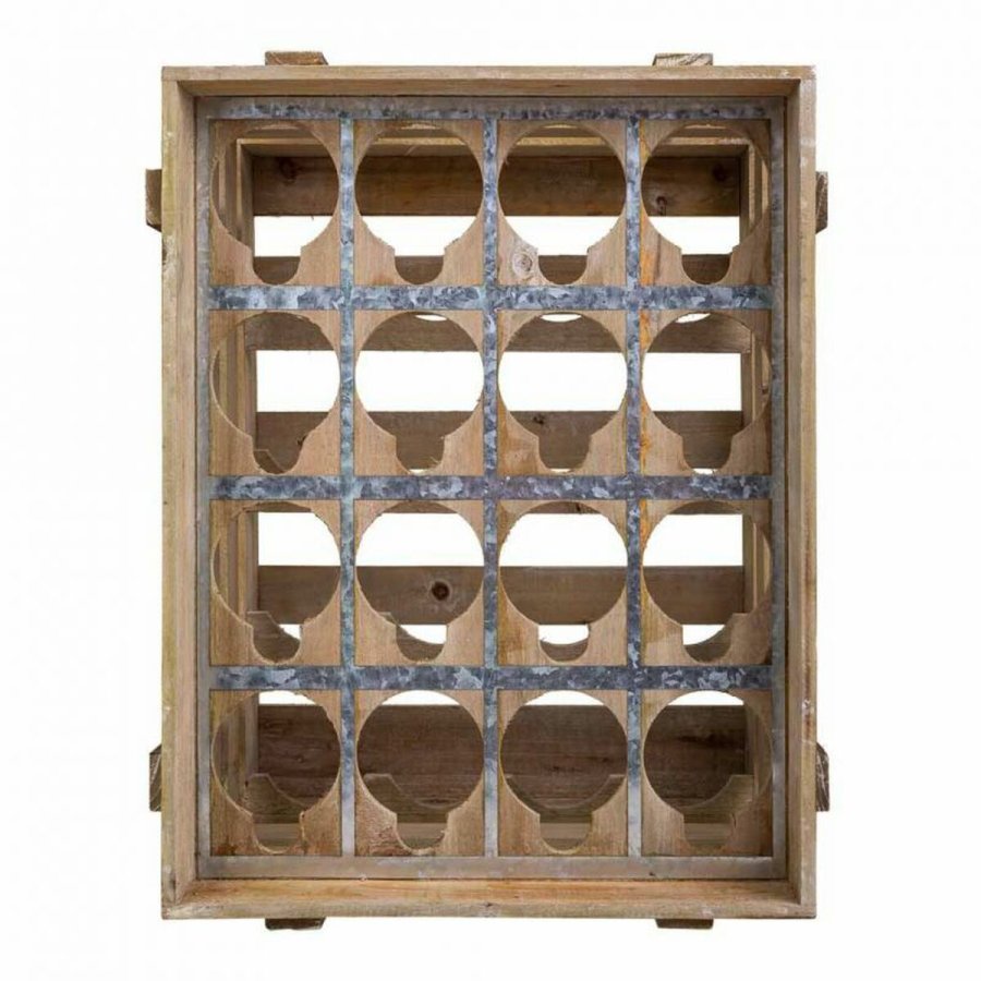 Flaskereol Alexandra House Living Natur Gran 32 x 55 x 41 cm 16 flasker Kasse #9