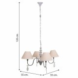 Loftslampe Alexandra House Living Hvid Gr #7