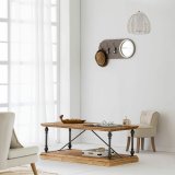 Sofabord Alexandra House Living Brun Sort Gr Jern Gran 60 x 50 x 121 cm #3