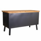 Supplerende mbler Alexandra House Living Brun Sort Gr Glas Jern Gran 42 x 55 x 94 cm #5