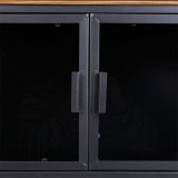 Supplerende mbler Alexandra House Living Brun Sort Gr Glas Jern Gran 42 x 55 x 94 cm #7