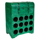 Flaskereol Alexandra House Living PVC Tr Metal 28 x 59 x 45 cm Kiste #1