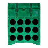 Flaskereol Alexandra House Living PVC Tr Metal 28 x 59 x 45 cm Kiste #9