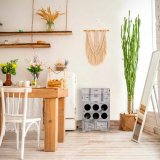 Flaskereol Alexandra House Living PVC Tr Metal 30 x 64 x 41 cm Kiste #5