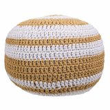 Puf Alexandra House Living Hvid Brun polystyren 45 x 30 x 45 cm #6