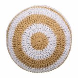 Puf Alexandra House Living Hvid Brun polystyren 45 x 30 x 45 cm #16