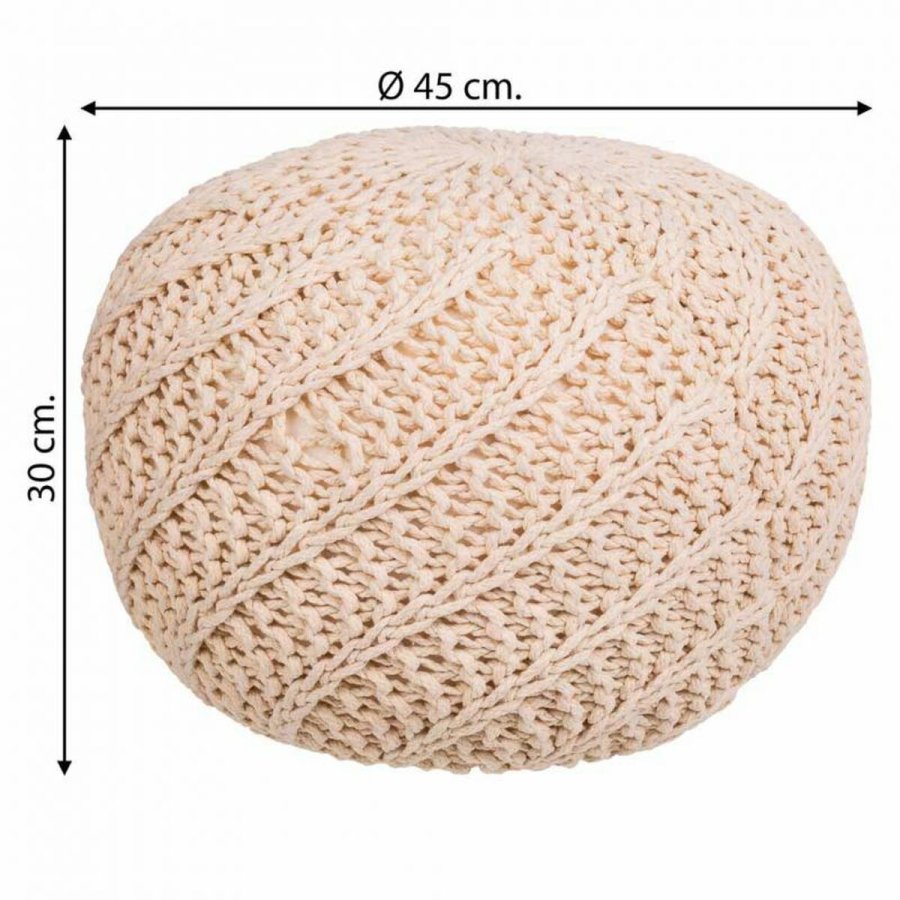 Puf Alexandra House Living Fldefarvet polystyren 45 x 30 x 45 cm #26
