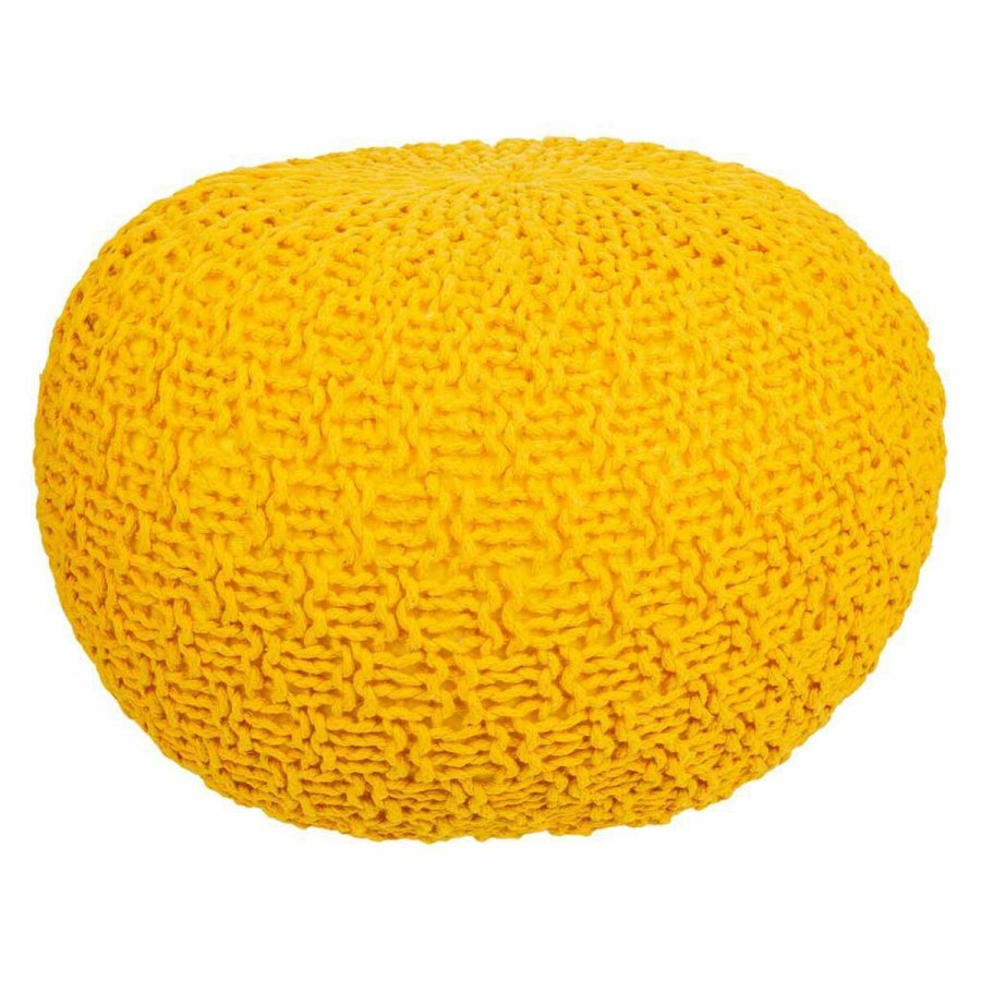 Puf Alexandra House Living Gul polystyren 45 x 30 x 45 cm #1
