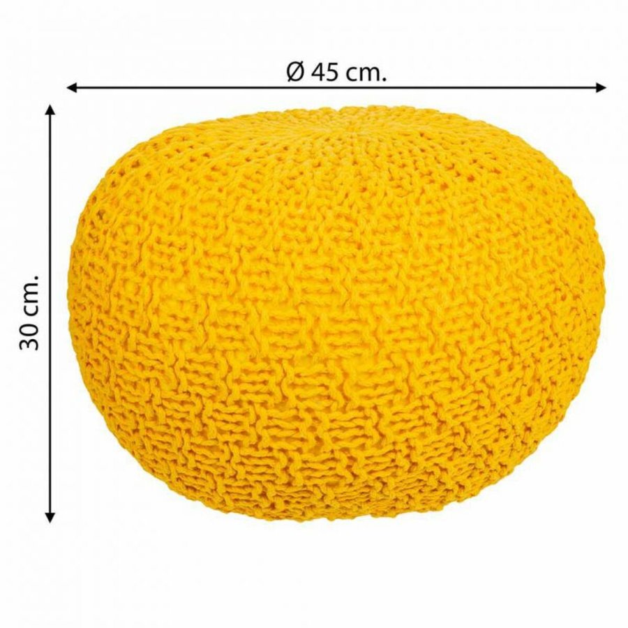 Puf Alexandra House Living Gul polystyren 45 x 30 x 45 cm #21