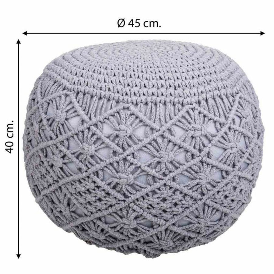 Puf Alexandra House Living Lysegr polystyren 45 x 40 x 45 cm #21