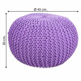 Puf Alexandra House Living Violet polystyren 45 x 30 x 45 cm #21