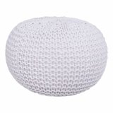 Puf Alexandra House Living Hvid polystyren 38 x 30 x 38 cm #1