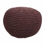 Puf Alexandra House Living Mrkebrun polystyren 40 x 30 x 40 cm #1